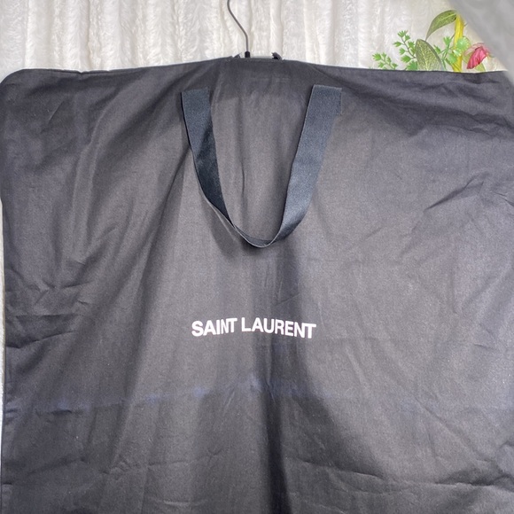VGUC Saint Laurent Black Garment Bag 45” x 23.5” Saint Laurent Hangar included! - Picture 6 of 10